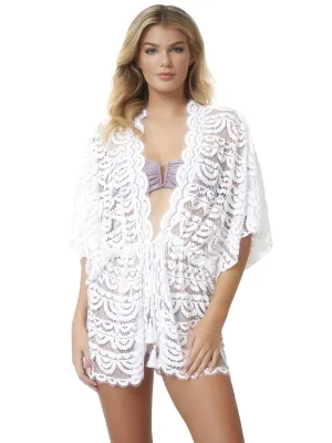 Noah Lace Tie Kimono ::RET