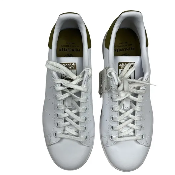 NWT adidas Originals Kids Stan Smith (End Plastic Waste} White Sneaker Size 5.5