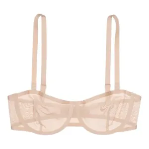 *NWT* CUUP Bra - The Balconette Mesh, Size 34E (DD), Sand