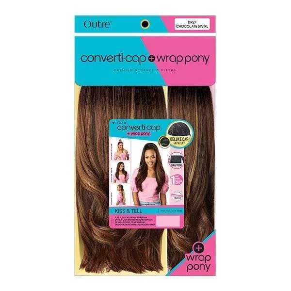 Outre Converti Cap   Wrap Pony Synthetic Hair Wig - KISS & TELL