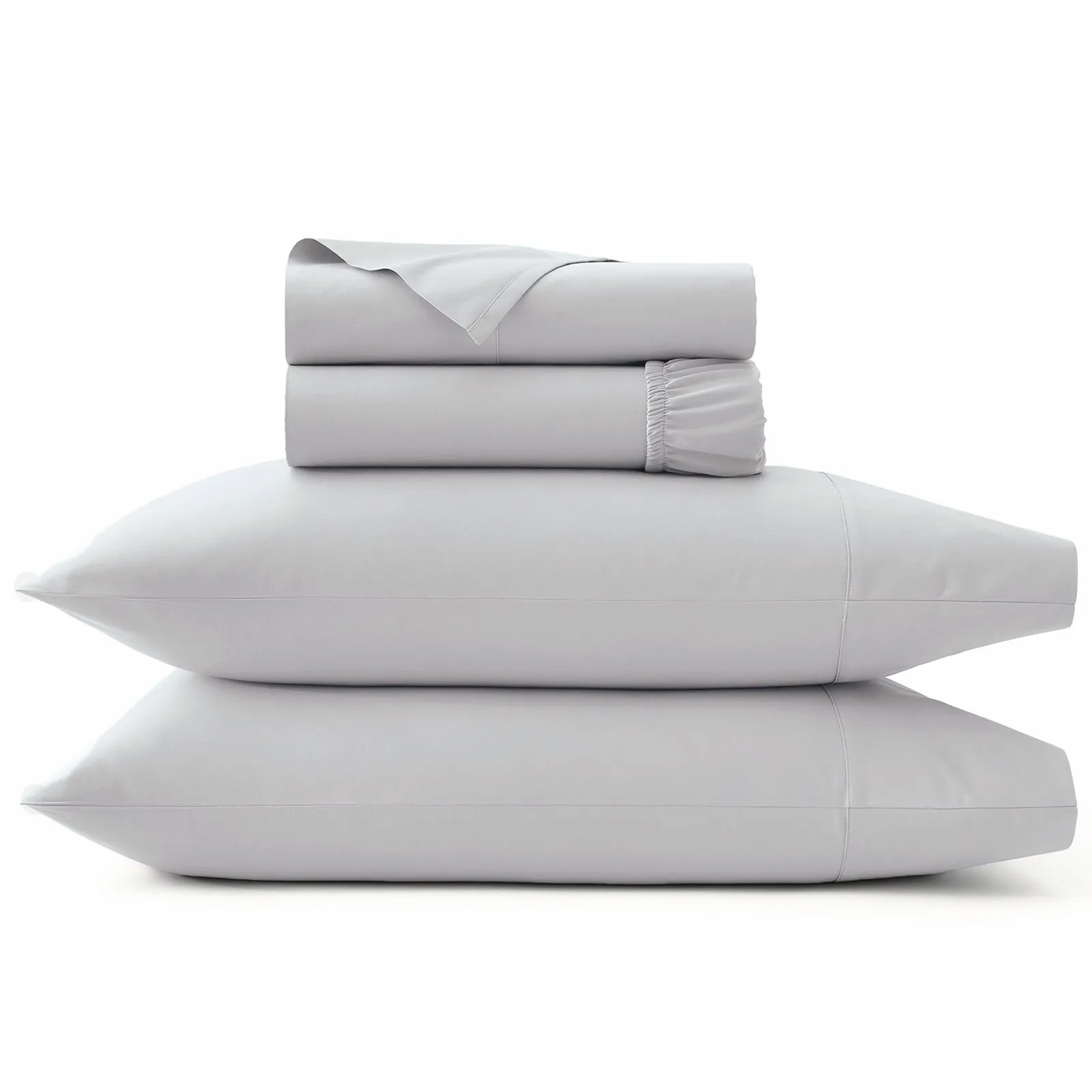 Park Avenue 500 Thread Count Natural Cotton Sheet Set - Light Grey