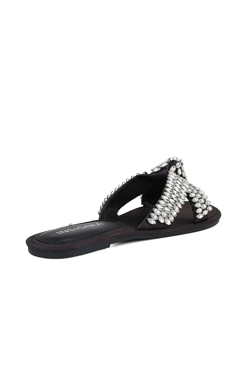 Party Wear Slip On I29243-Black