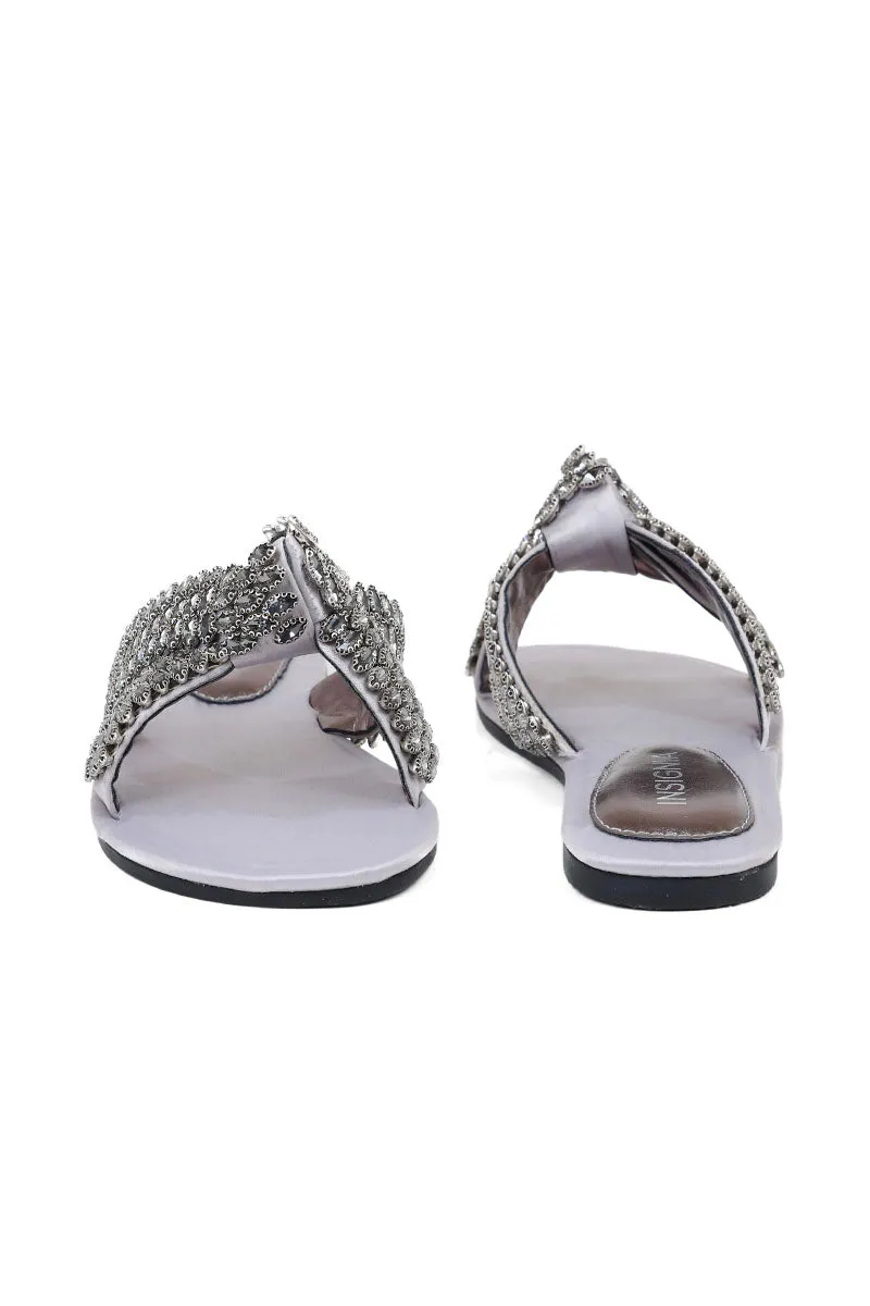 Party Wear Slip On I29243-Grey