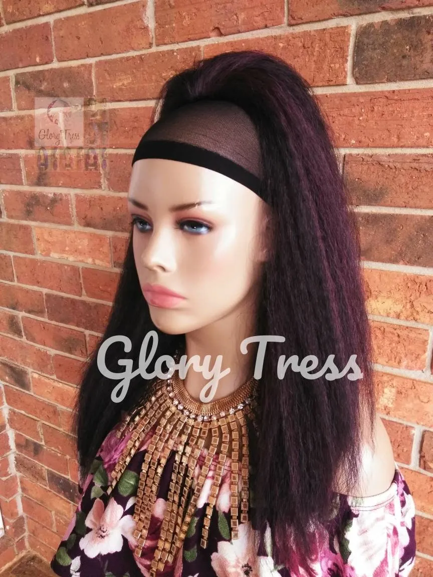 Ponytail, Yaki Straight Ponytail,  Wigs, Kinky Straight Ponytail, Drawstring Ponytail, Ponytail Hair Piece, Yaki Texture //DELIVER