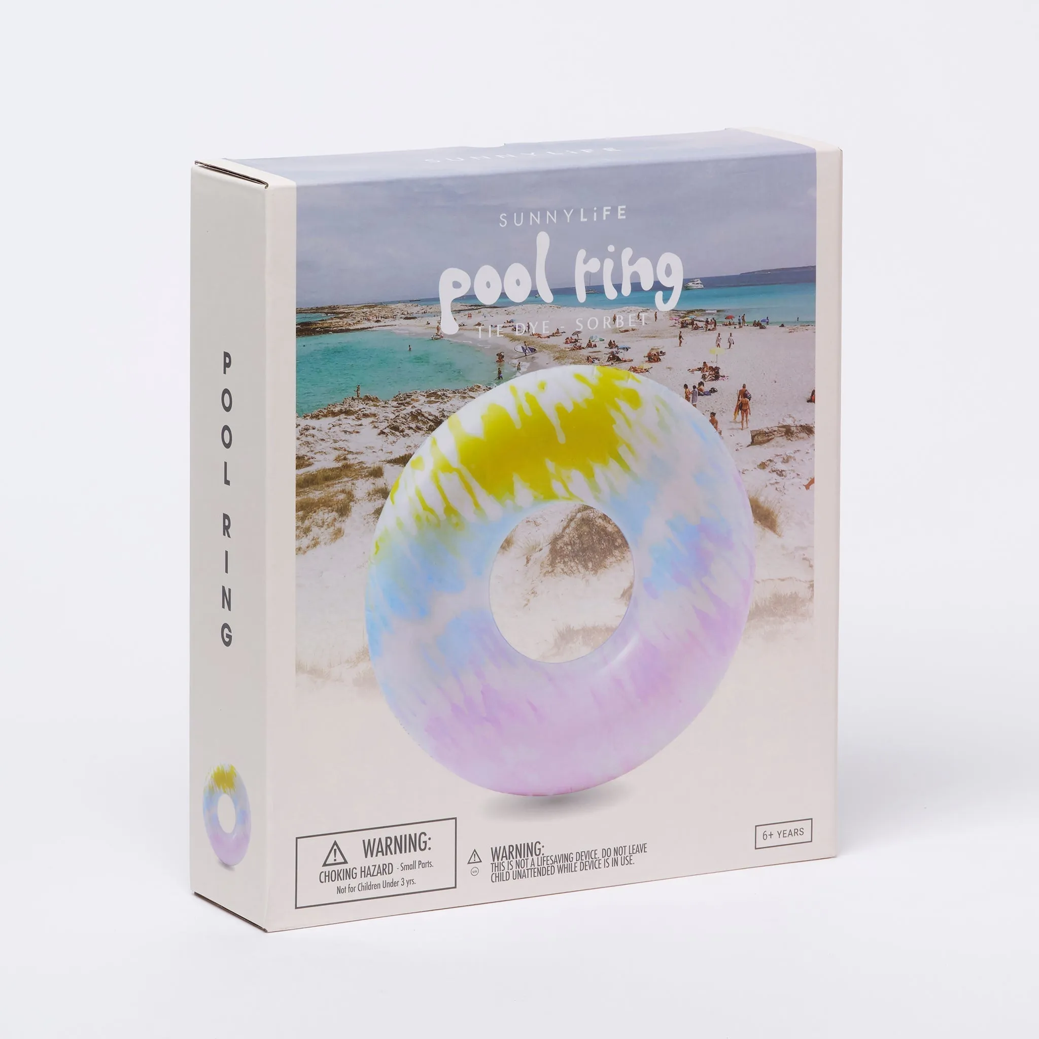 Pool Ring Tie Dye Sorbet - 6 