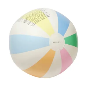 Pool Side Inflatable Beach Ball - Pastel Gelato - 3 