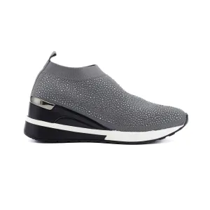 Rimini Gray Strass Sneakers