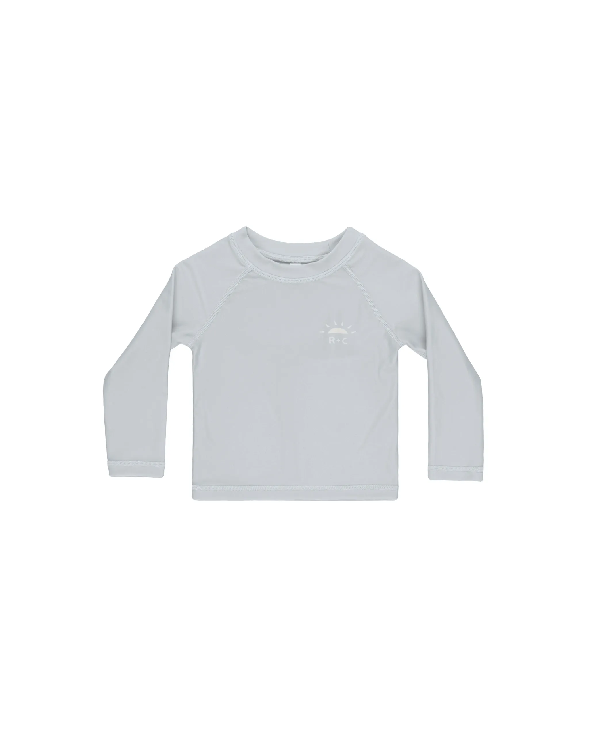 RYLEE   CRU Long Sleeve Rashguard || Light Blue
