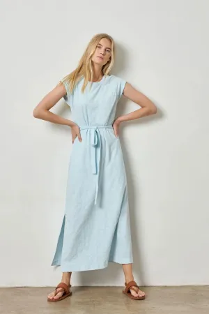Saddle Sleeve Maxi Dress in Spa
