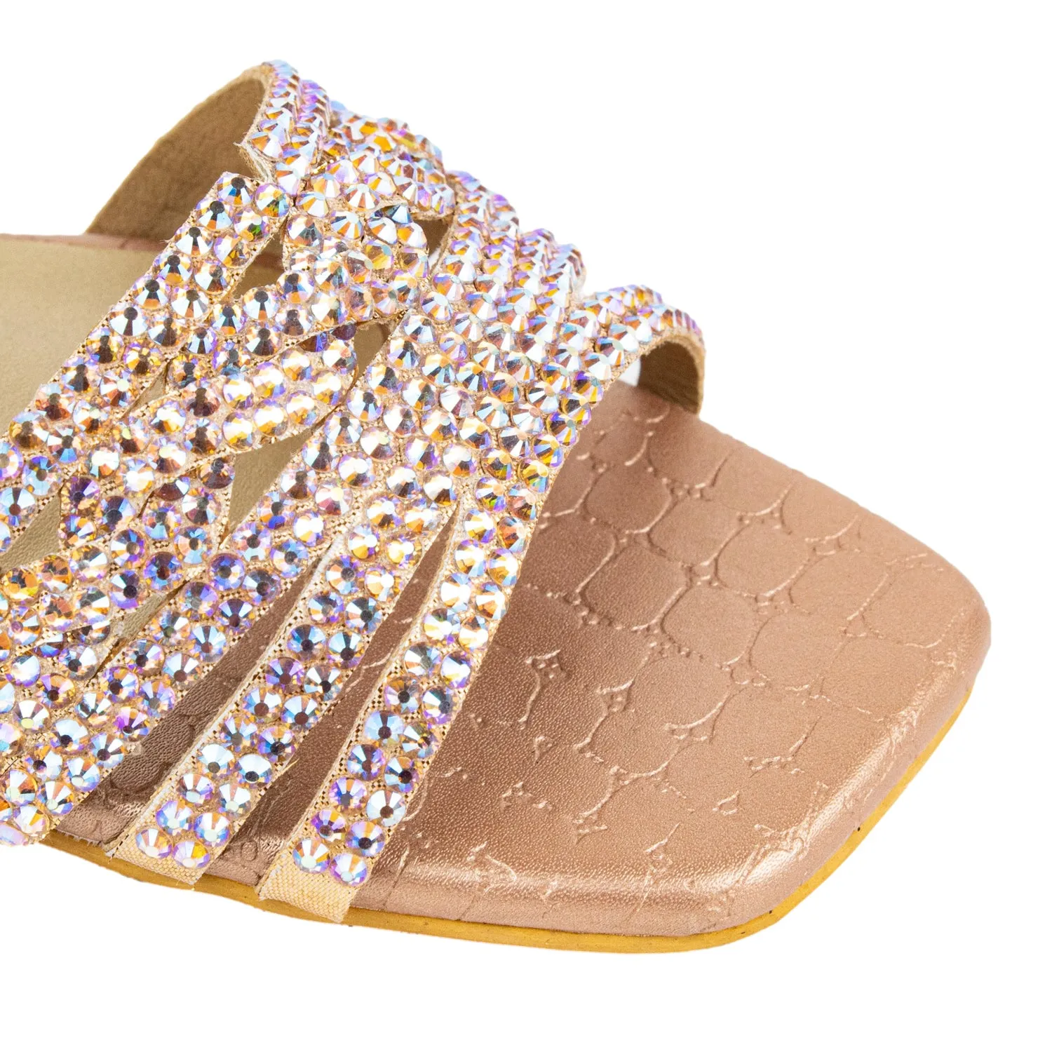 Salwa Flats S84F - Glitter Rose
