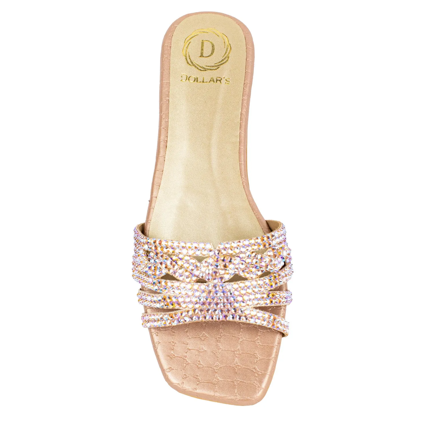 Salwa Flats S84F - Glitter Rose
