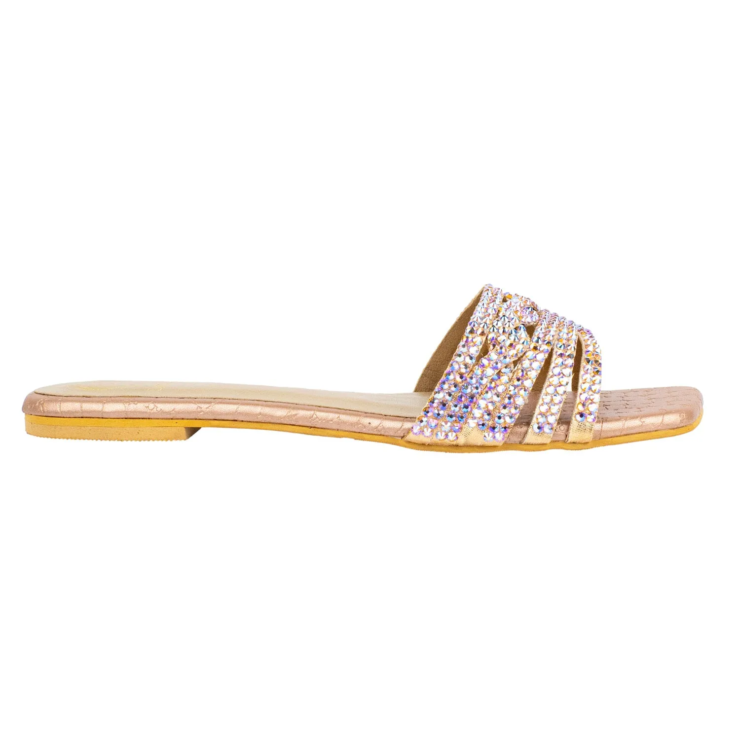 Salwa Flats S84F - Glitter Rose