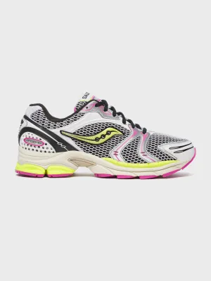 Saucony Progrid Triumph 4 Sneakers | White/Fluo