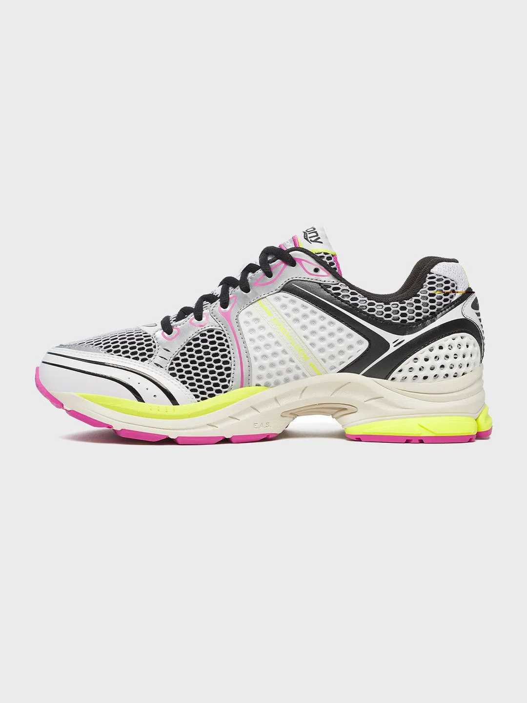 Saucony Progrid Triumph 4 Sneakers | White/Fluo