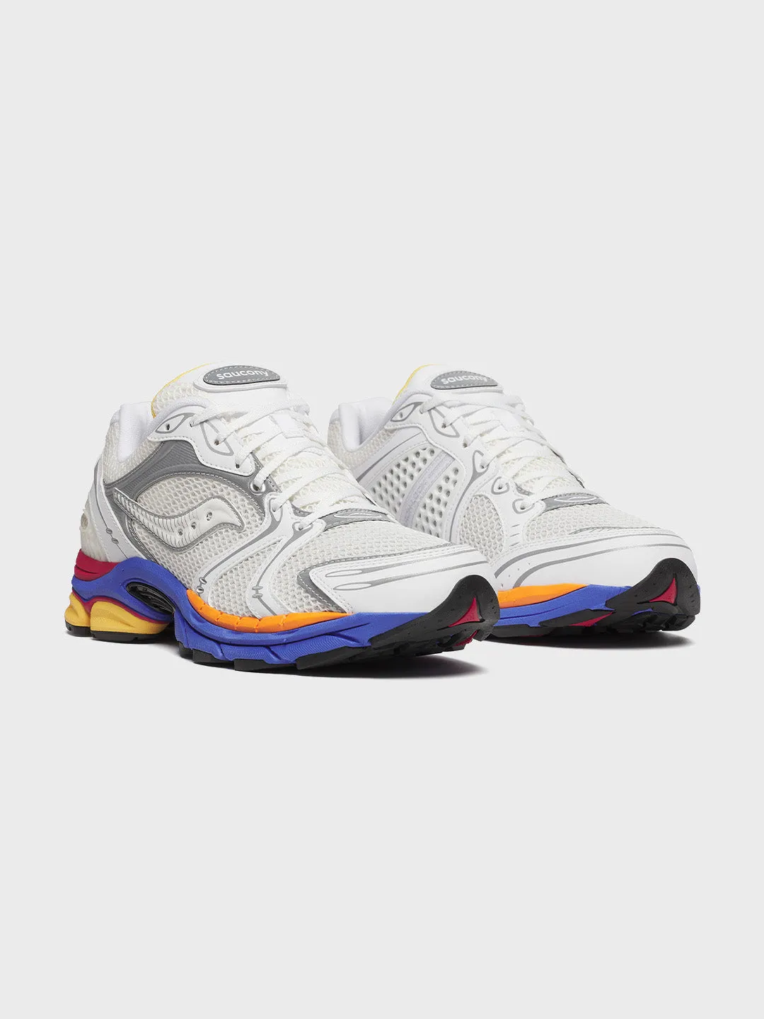Saucony Progrid Triumph 4 Sneakers | White/Multi