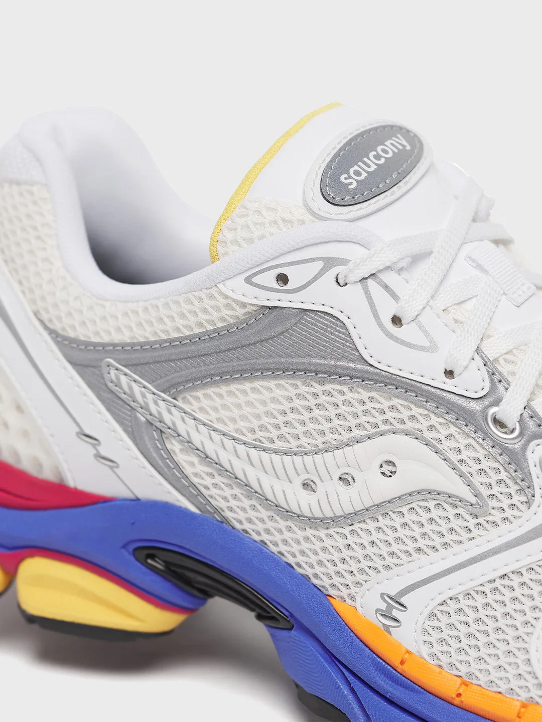 Saucony Progrid Triumph 4 Sneakers | White/Multi