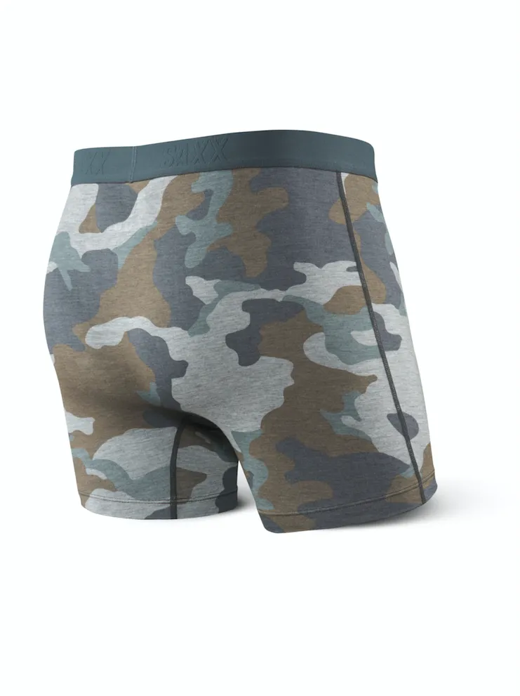 SAXX Vibe Boxer Modern Fit Grey Supersize Camo