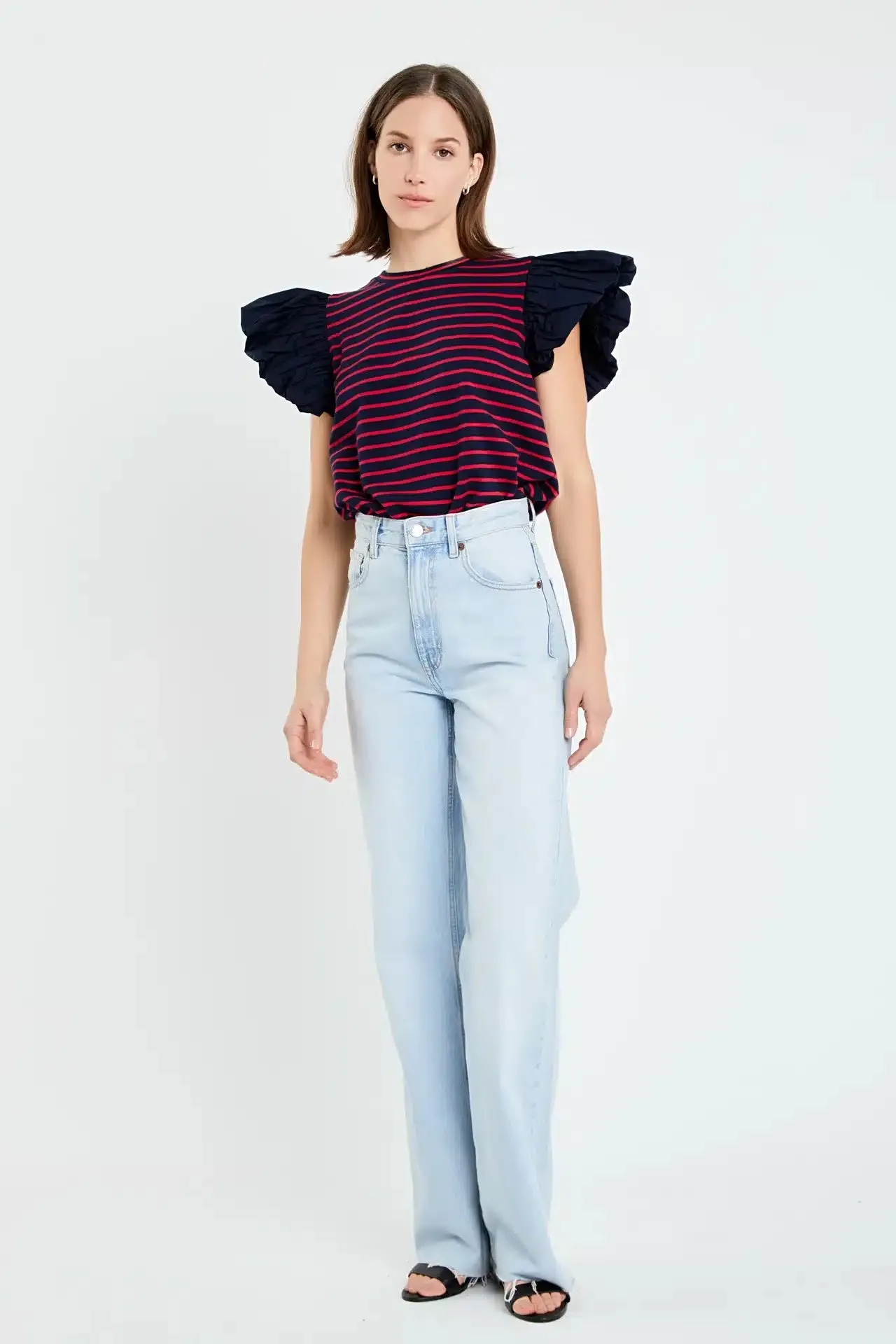 Seaside Chic Striped Knit Top