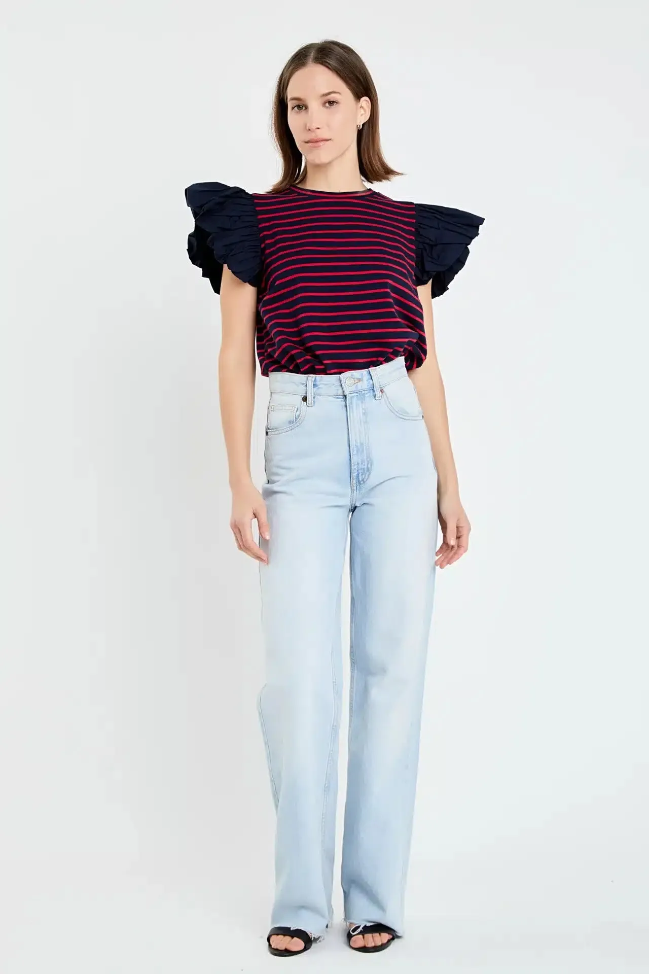 Seaside Chic Striped Knit Top