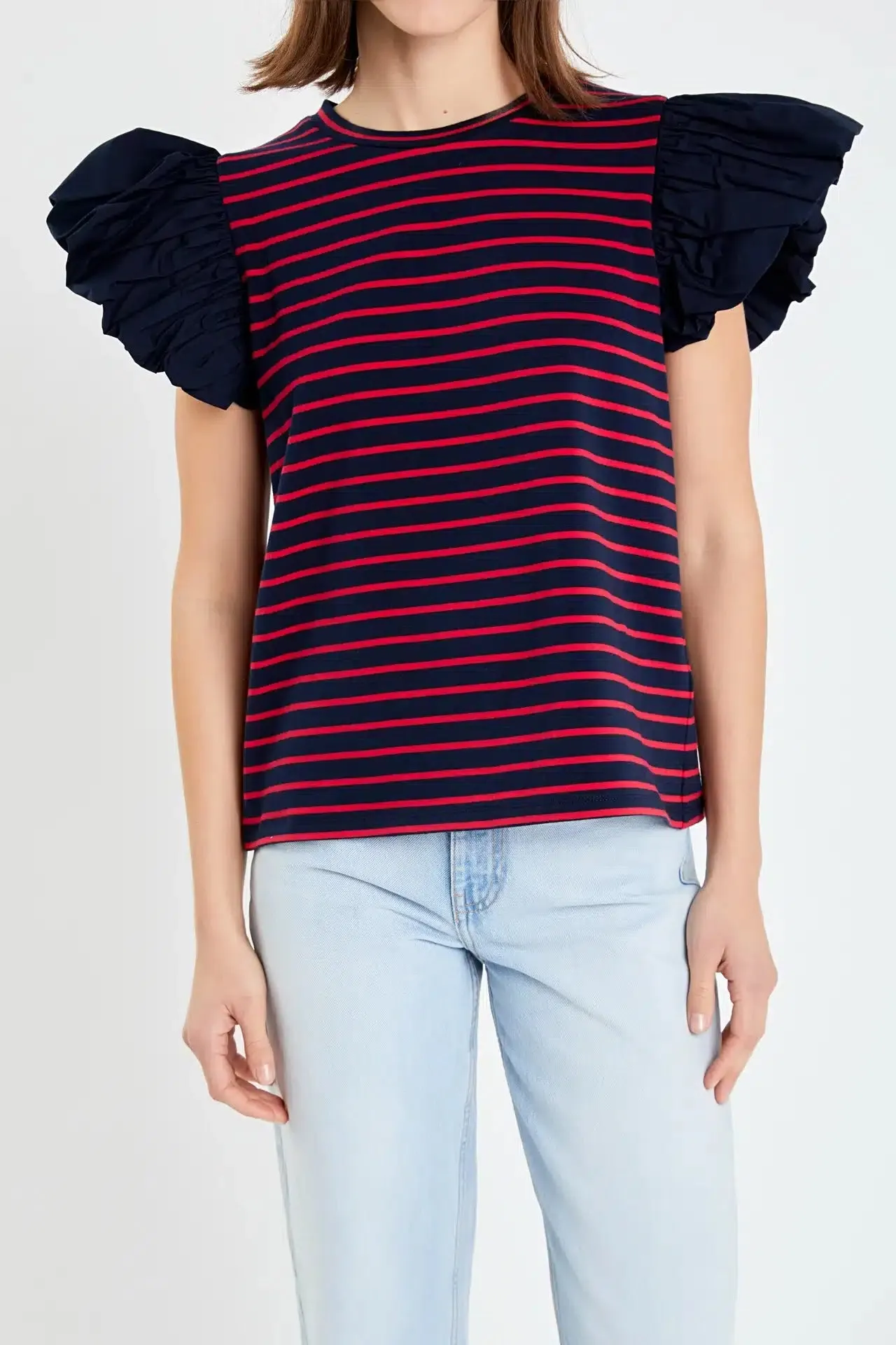 Seaside Chic Striped Knit Top