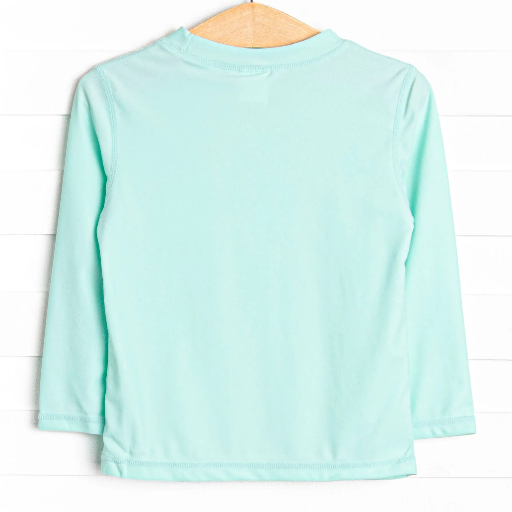 Siesta Beach Swim Long Sleeve Rash Guard, Green