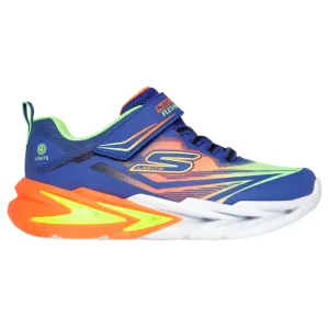 Skechers Pre School Boys S Light: Flex-Glow Ultra Velcro Blue / Lime