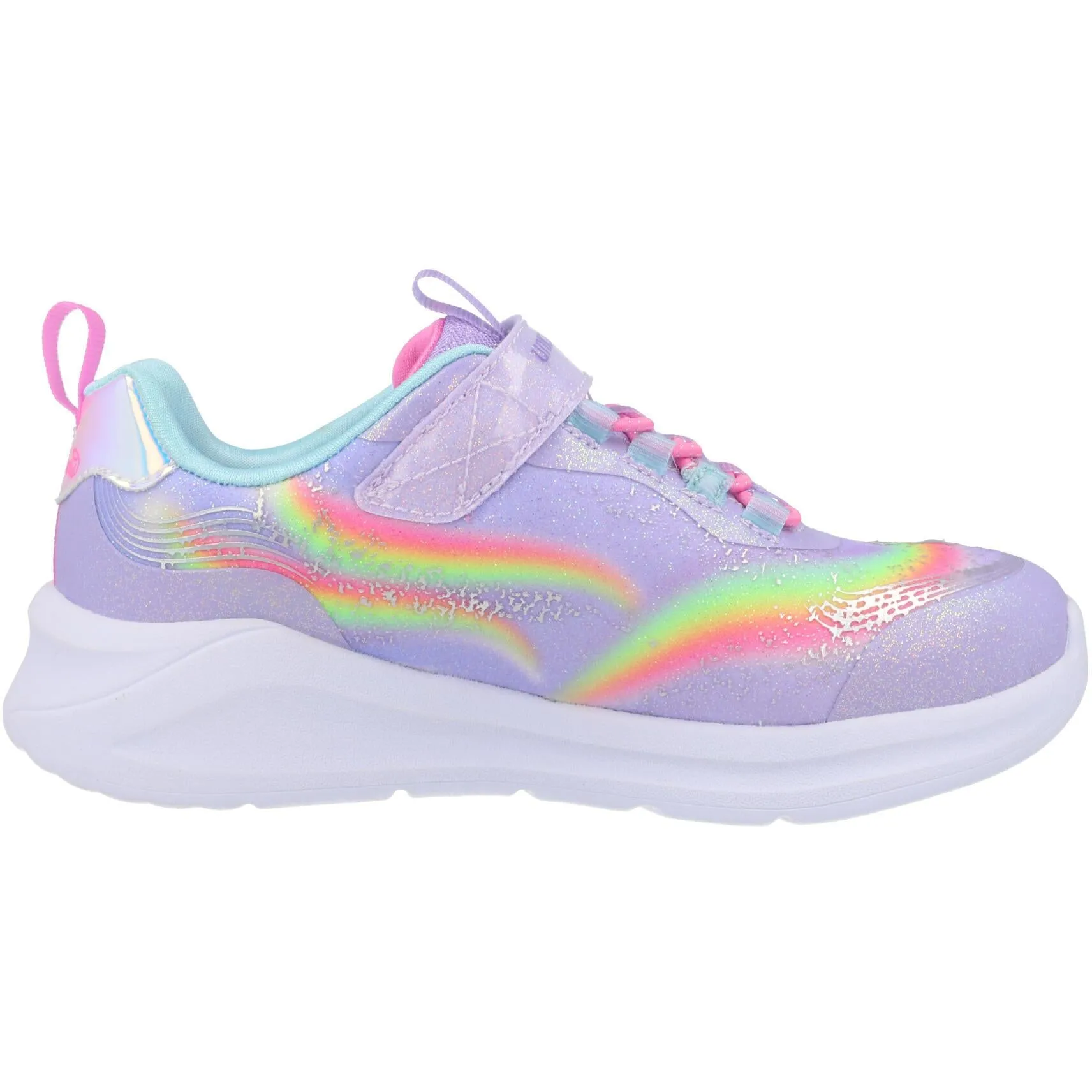 Skechers S-Lights Unicorn Chaser Lavender Trainers