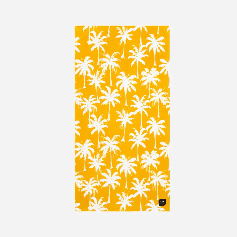 Slowtide Luca Mustard Beach Towel
