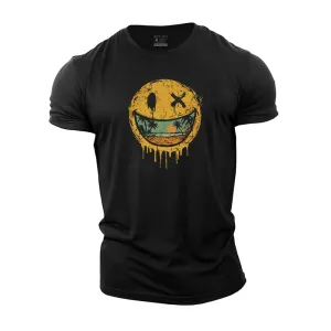 Smiley Vacation Cotton T-Shirt