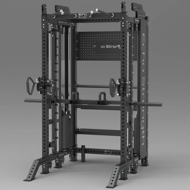 Smith Functional Trainer Combo Machine with storage rack