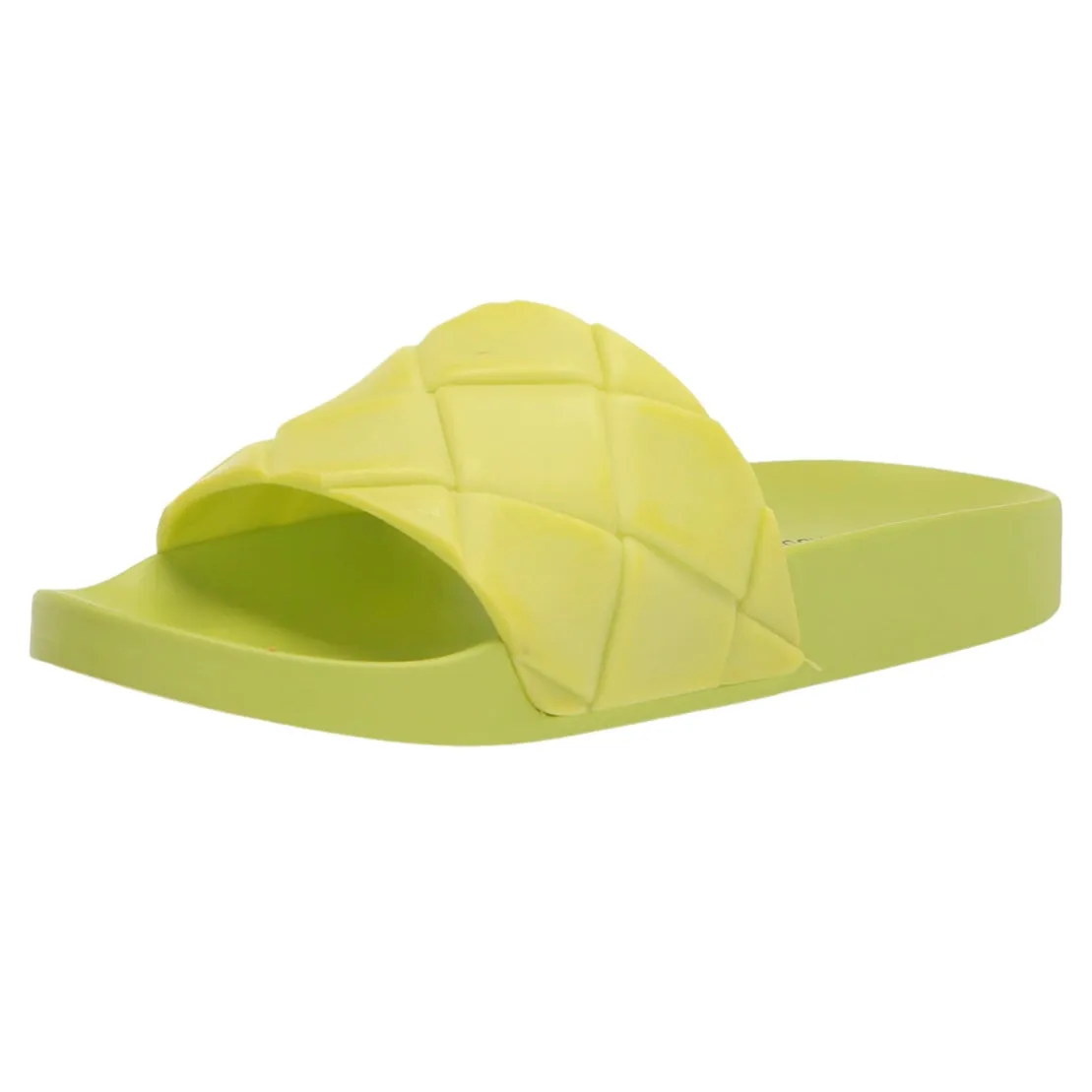 SOULFUL Women's Flats Quilted Pool Slides Flip Flop