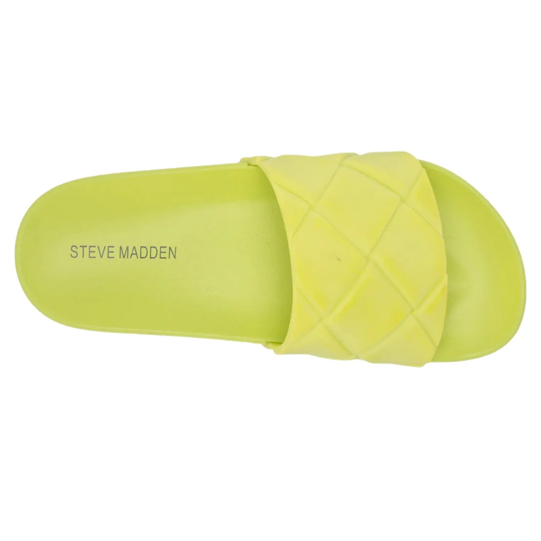 SOULFUL Women's Flats Quilted Pool Slides Flip Flop