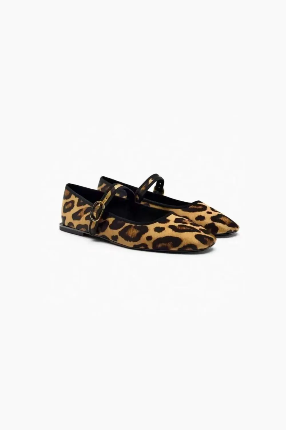 Square Toe Flat Slip-Ons