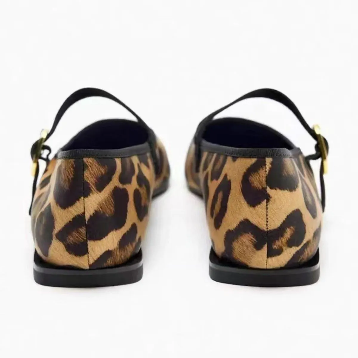 Square Toe Flat Slip-Ons