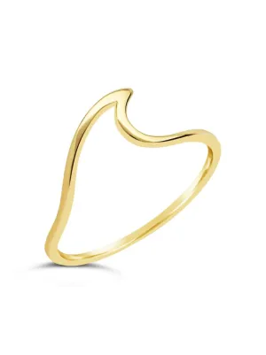 Sterling Silver Wave Ring