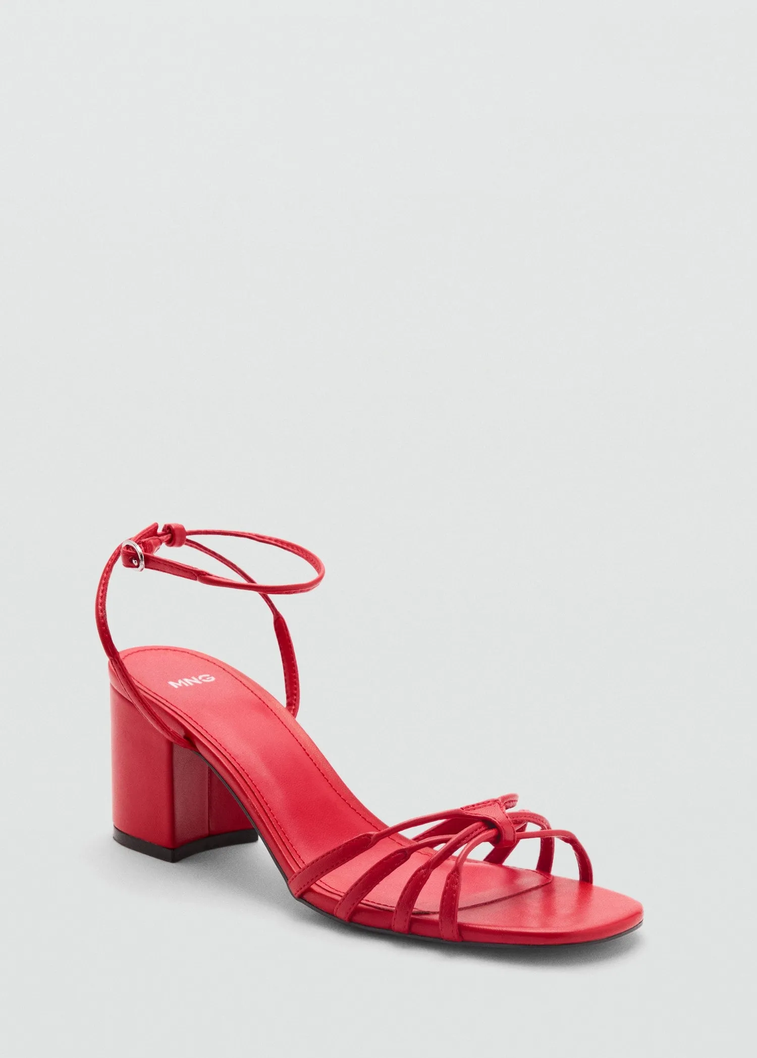 Strappy heeled sandals