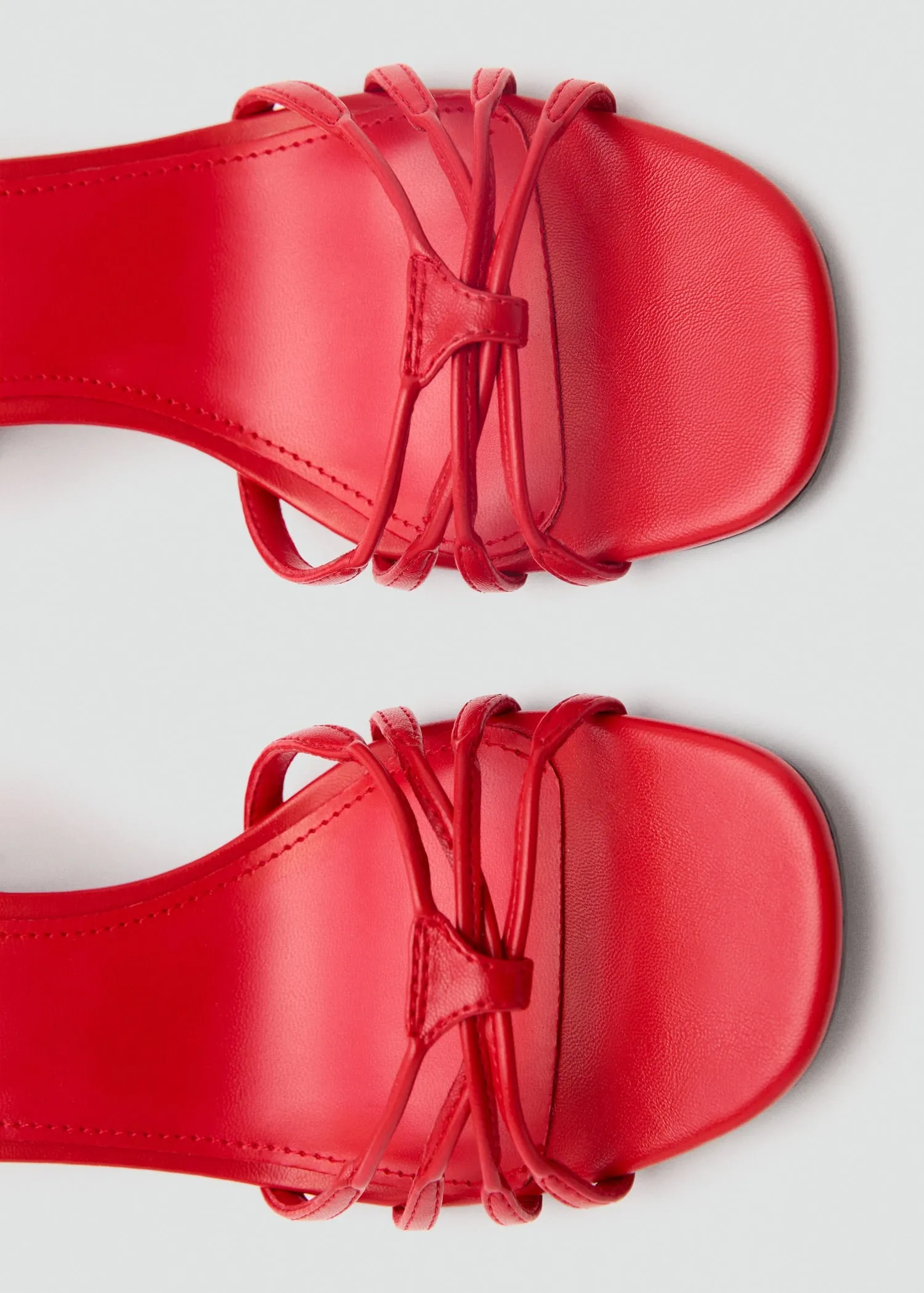 Strappy heeled sandals