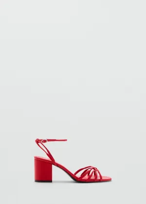 Strappy heeled sandals