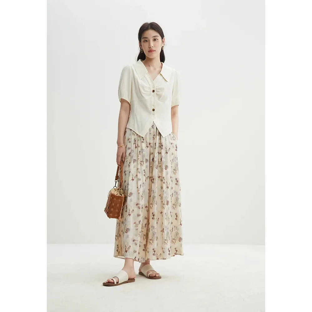 Summer Tie-Dye Wide-Leg Casual Pants