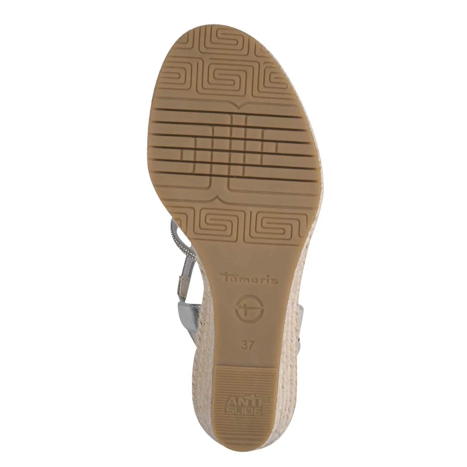 Tamaris Strappy Wedge Bronze