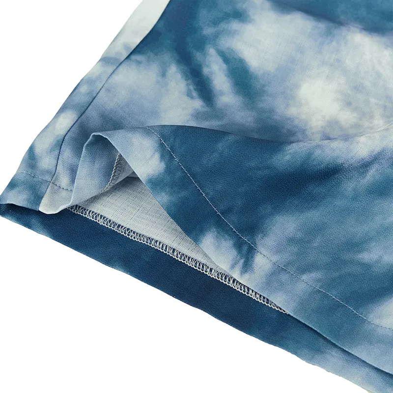 TIED-DYE PRINTED 5'' INSEAM INSEAM TRAINING SHORTS