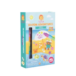 Tiger Tribe Crayon Adventures Beach