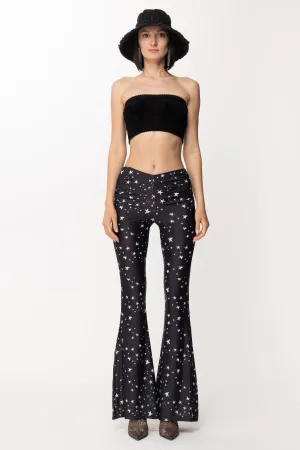 Top Kara a Fascia con Applicazioni In Tulle