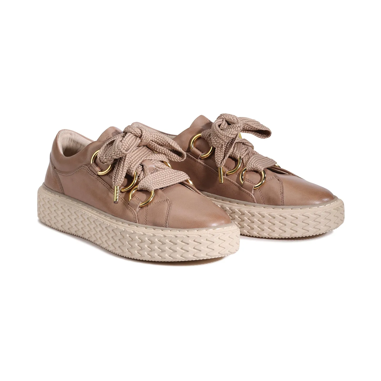 TRINITY LOW TOP SNEAKERS LEATHER