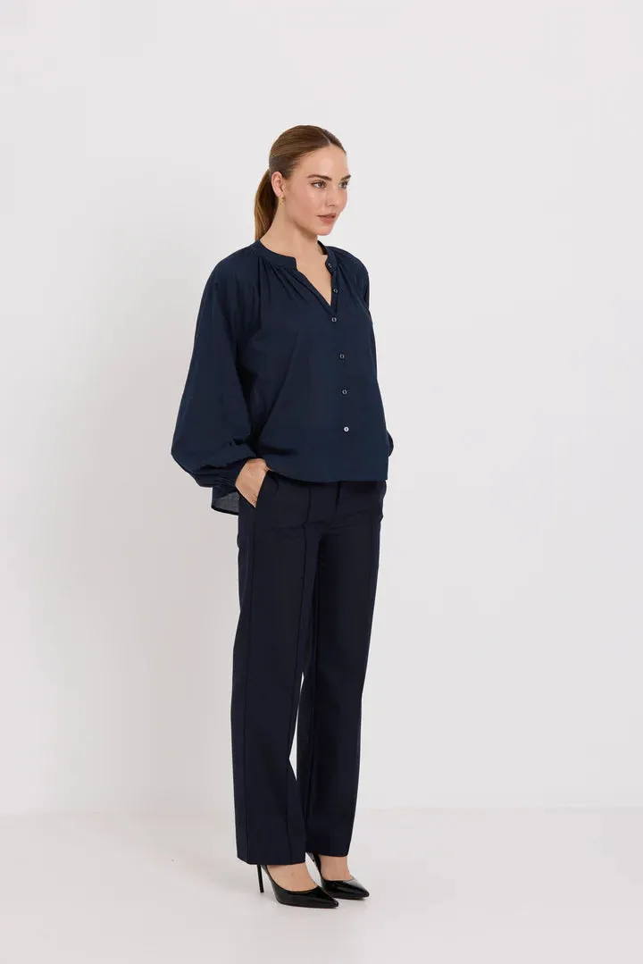 TUESDAY BASE PANTS NAVY SUITING