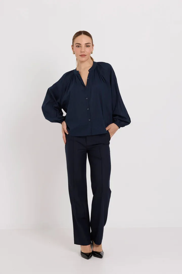 TUESDAY BASE PANTS NAVY SUITING