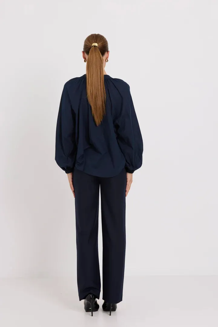 TUESDAY BASE PANTS NAVY SUITING