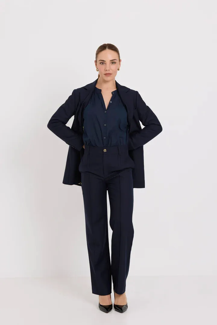 TUESDAY BASE PANTS NAVY SUITING