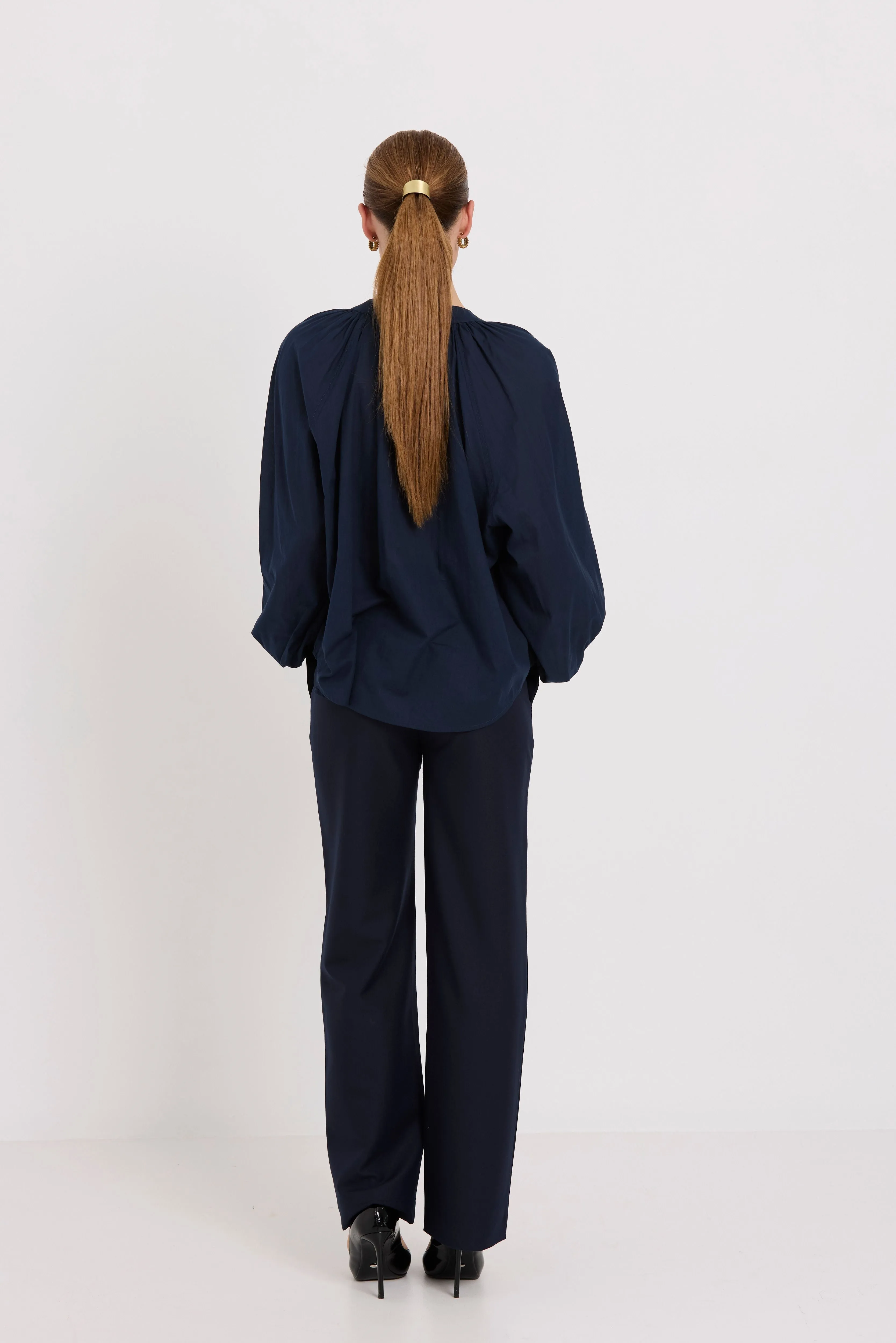 TUESDAY BASE PANTS NAVY SUITING