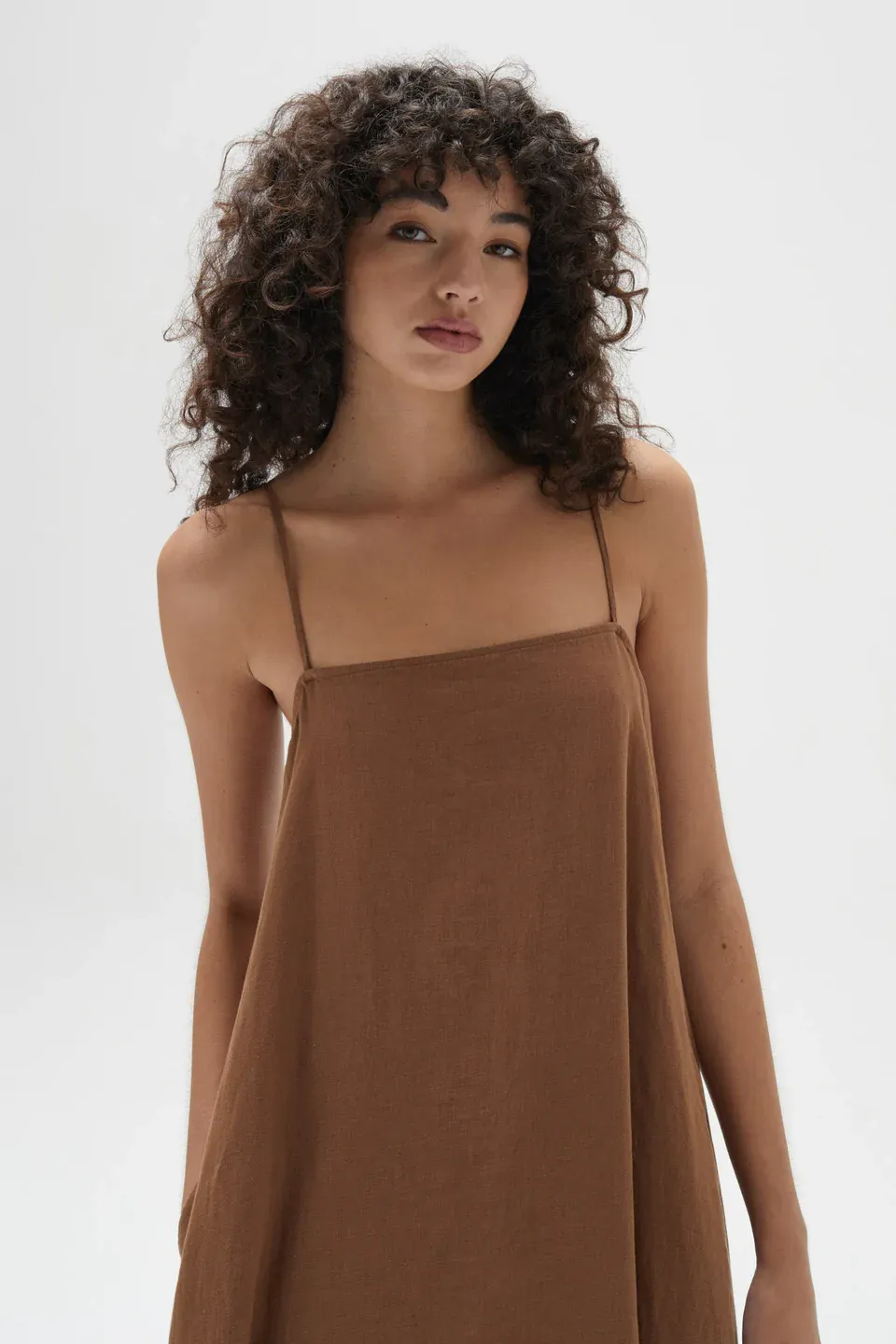 Tully Dress - Burnt Ochre